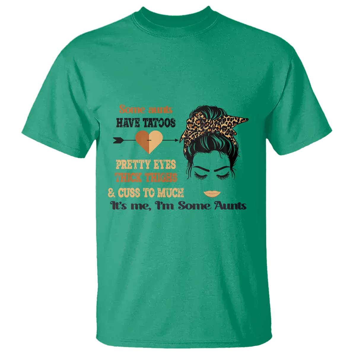 Funny Auntie T Shirt Some Aunts Cuss Too Much - Wonder Print Shop