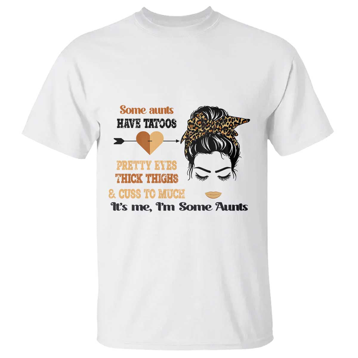 Funny Auntie T Shirt Some Aunts Cuss Too Much - Wonder Print Shop