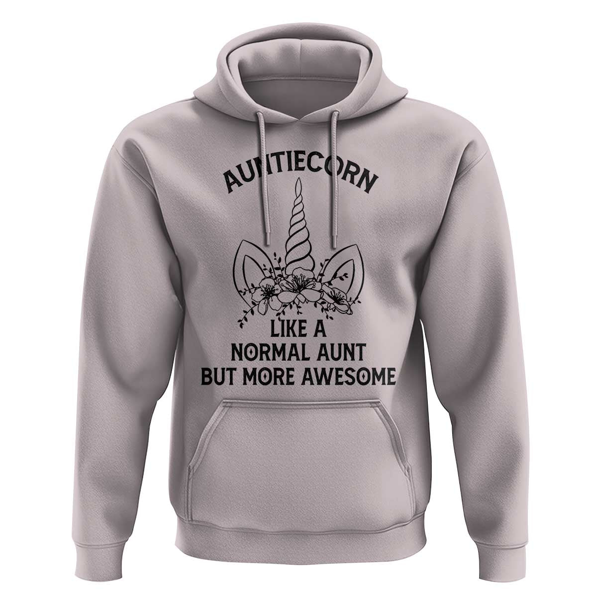 Aunt Unicorn Hoodie Aunticorn Like A Normal Aunt Only More Awesome - Wonder Print Shop