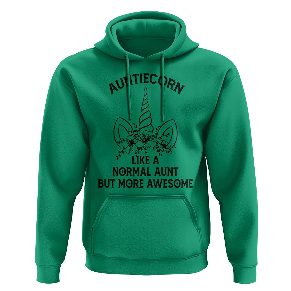 Aunt Unicorn Hoodie Aunticorn Like A Normal Aunt Only More Awesome - Wonder Print Shop