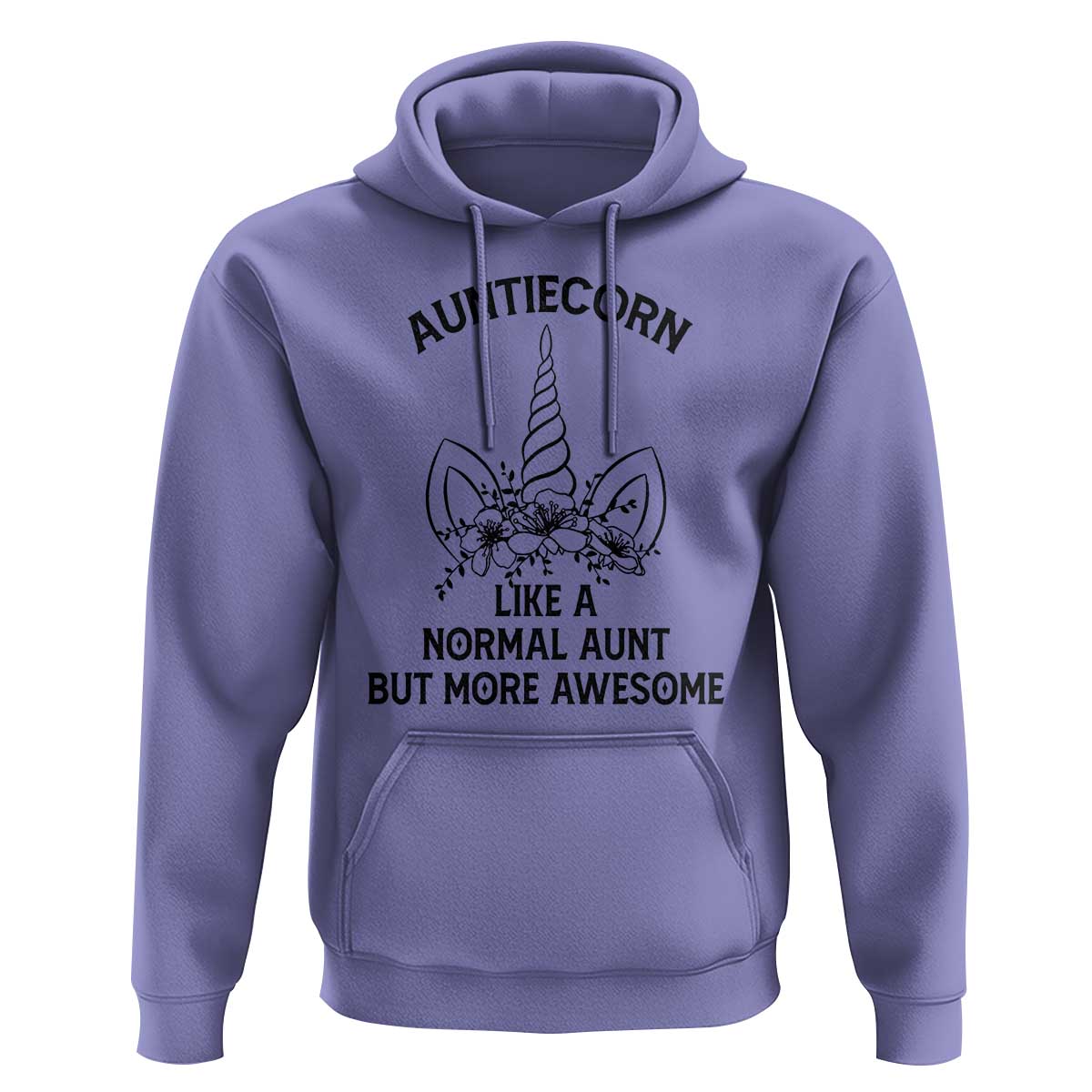 Aunt Unicorn Hoodie Aunticorn Like A Normal Aunt Only More Awesome - Wonder Print Shop