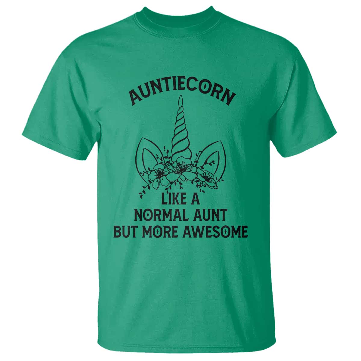 Aunt Unicorn T Shirt Aunticorn Like A Normal Aunt Only More Awesome - Wonder Print Shop