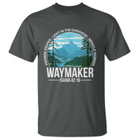 Christian T Shirt Waymaker Promise Keeper Light In The Darkness Miracle Worker Bible Verse - Wonder Print Shop