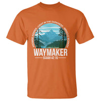 Christian T Shirt Waymaker Promise Keeper Light In The Darkness Miracle Worker Bible Verse - Wonder Print Shop