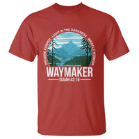 Christian T Shirt Waymaker Promise Keeper Light In The Darkness Miracle Worker Bible Verse - Wonder Print Shop