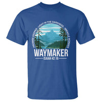 Christian T Shirt Waymaker Promise Keeper Light In The Darkness Miracle Worker Bible Verse - Wonder Print Shop