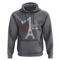Eiffel Tower France Hoodie Bonne Fete Natiionale Paris Bastille Day - Wonder Print Shop
