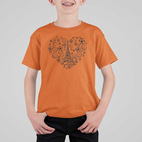 Eiffel Tower France T Shirt For Kid Ole French Paris Sport Lover - Wonder Print Shop