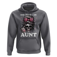 Funny Aunt Hoodie Someone's Cool Ass Auntie Skull Coffee - Wonder Print Shop