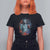 Funny Statue Of Liberty Baseball T Shirt For Women 4th Of July Sport Bat American - Wonder Print Shop