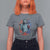 Funny Statue Of Liberty Baseball T Shirt For Women 4th Of July Sport Bat American - Wonder Print Shop