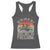 Funny On The 4th Of July Boats Hoes And Freedom Racerback Tank Top - Wonder Print Shop