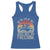 Funny On The 4th Of July Boats Hoes And Freedom Racerback Tank Top - Wonder Print Shop
