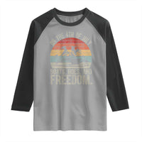Funny On The 4th Of July Boats Hoes And Freedom Raglan Shirt - Wonder Print Shop