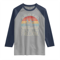 Funny On The 4th Of July Boats Hoes And Freedom Raglan Shirt - Wonder Print Shop