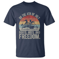 Funny On The 4th Of July Boats Hoes And Freedom T Shirt - Wonder Print Shop