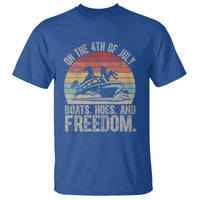 Funny On The 4th Of July Boats Hoes And Freedom T Shirt - Wonder Print Shop