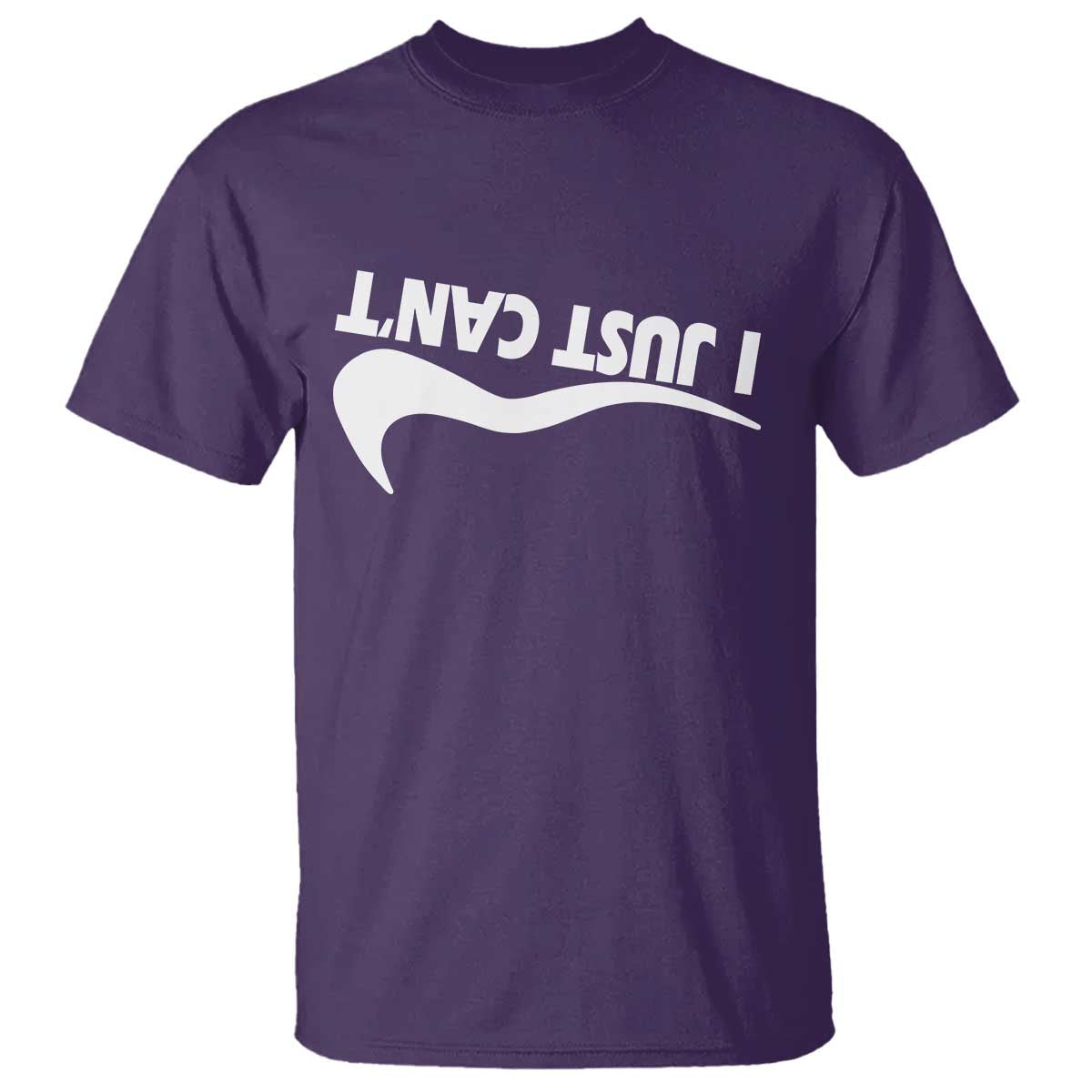 Funny I Just Cant T Shirt Sarcastic Motivation Con Baffo - Wonder Print Shop