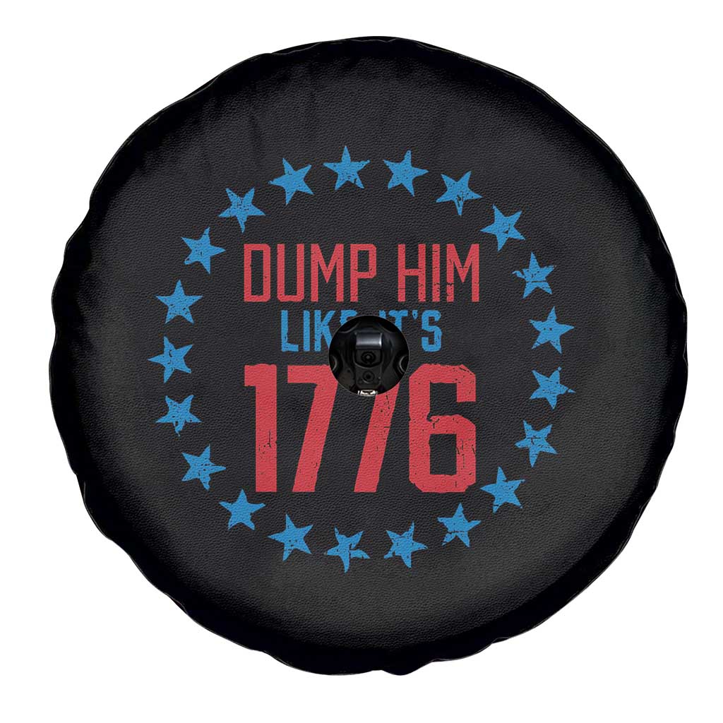 Funny Dump Him Like It's 1776 Spare Tire Cover Stars Political Sattire - Wonder Print Shop