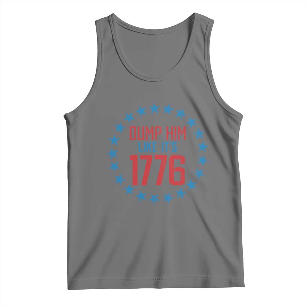 Funny Dump Him Like It's 1776 Tank Top Stars Political Sattire - Wonder Print Shop