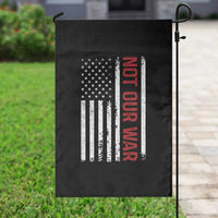 Not Our War Vintage American Flag Garden Flag Pacifists Peace - Wonder Print Shop