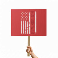 Not Our War Vintage American Flag Protest Sign Pacifists Peace - Wonder Print Shop