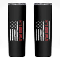 Not Our War Vintage American Flag Skinny Tumbler Pacifists Peace - Wonder Print Shop