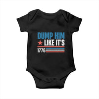 Funny Dump Him Like It's 1776 Baby Onesie Star And Stripes - Wonder Print Shop