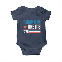 Funny Dump Him Like It's 1776 Baby Onesie Star And Stripes - Wonder Print Shop