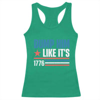 Funny Dump Him Like It's 1776 Racerback Tank Top Star And Stripes - Wonder Print Shop