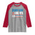 Funny Dump Him Like It's 1776 Raglan Shirt Star And Stripes - Wonder Print Shop