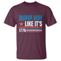 Funny Dump Him Like It's 1776 T Shirt Star And Stripes - Wonder Print Shop