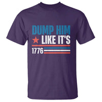 Funny Dump Him Like It's 1776 T Shirt Star And Stripes - Wonder Print Shop