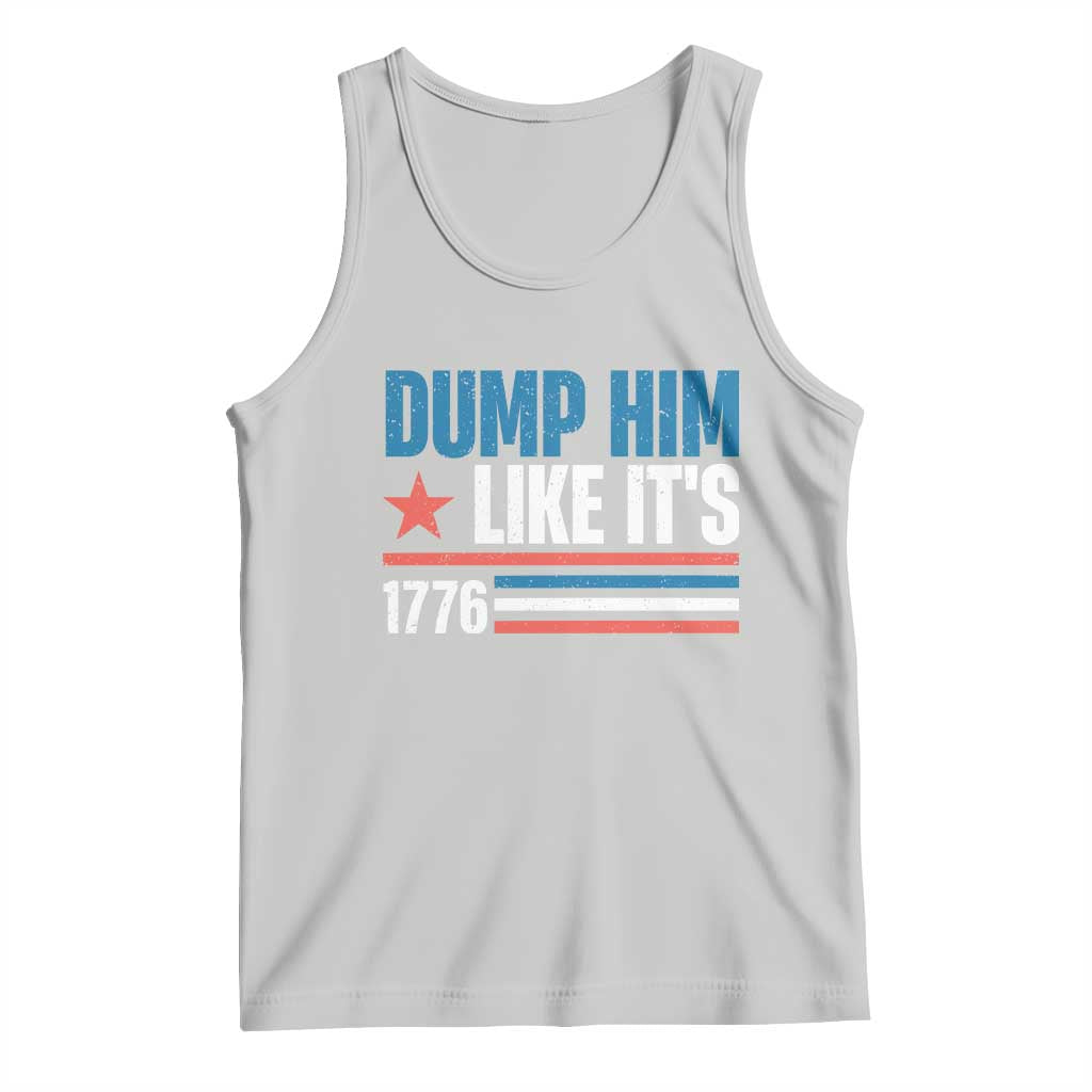 Funny Dump Him Like It's 1776 Tank Top Star And Stripes - Wonder Print Shop