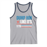 Funny Dump Him Like It's 1776 Tank Top Star And Stripes - Wonder Print Shop