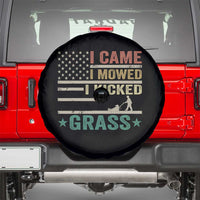 Funny I Came I Mowed I Kicked Grass Spare Tire Cover Lawn Mowing Gardener - Wonder Print Shop