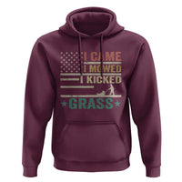 Funny I Came I Mowed I Kicked Grass Hoodie Lawn Mowing Gardener - Wonder Print Shop