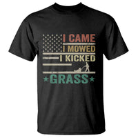 Funny I Came I Mowed I Kicked Grass T Shirt Lawn Mowing Gardener - Wonder Print Shop