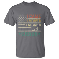 Funny I Came I Mowed I Kicked Grass T Shirt Lawn Mowing Gardener - Wonder Print Shop