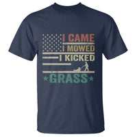 Funny I Came I Mowed I Kicked Grass T Shirt Lawn Mowing Gardener - Wonder Print Shop