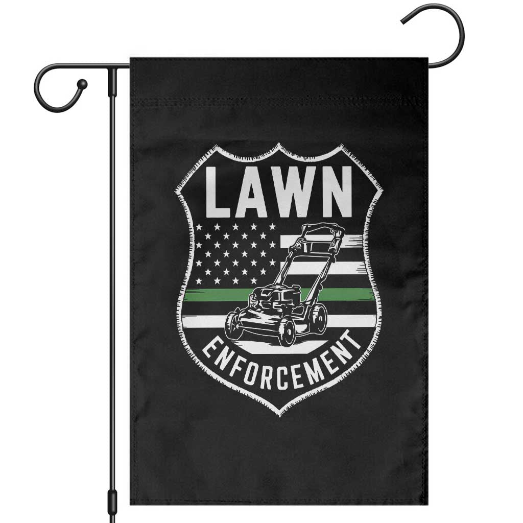 Funny Lawn Enforcement Garden Flag Gardening Lawn Mower American Flag - Wonder Print Shop