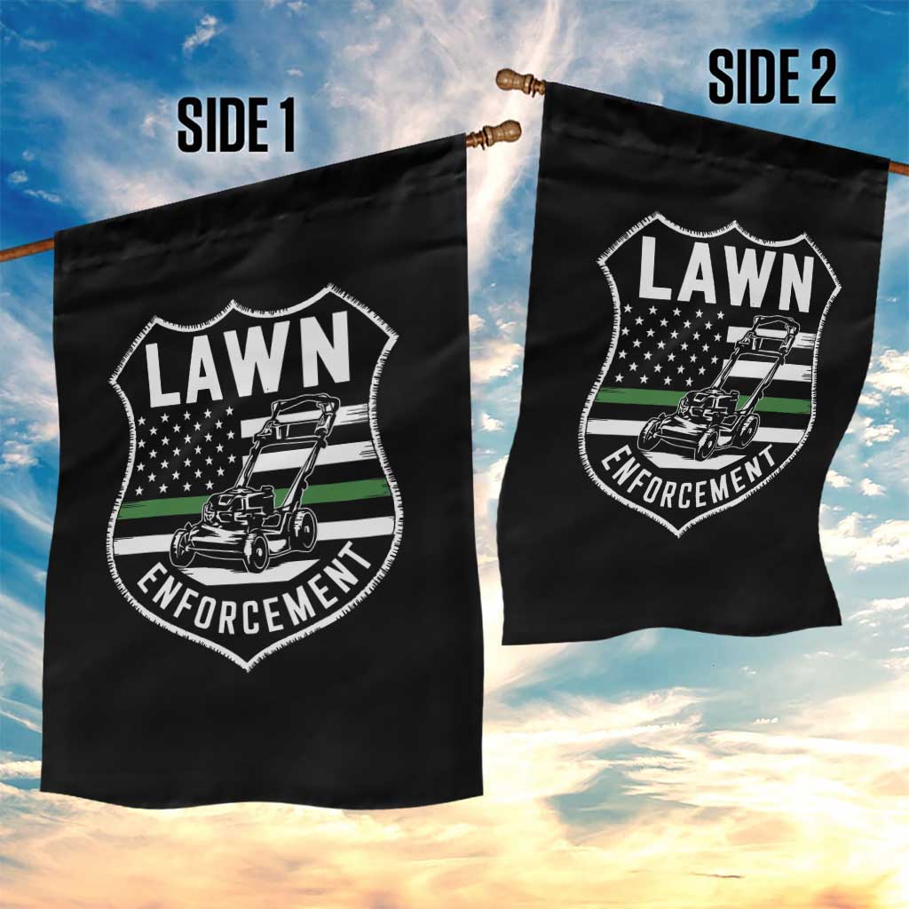 Funny Lawn Enforcement Garden Flag Gardening Lawn Mower American Flag - Wonder Print Shop