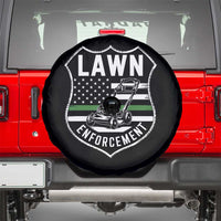 Funny Lawn Enforcement Spare Tire Cover Gardening Lawn Mower American Flag - Wonder Print Shop