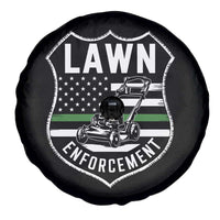 Funny Lawn Enforcement Spare Tire Cover Gardening Lawn Mower American Flag - Wonder Print Shop
