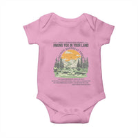 When A Foreigner Resides Among You In Your Land Do Not Mistreat Them Baby Onesie Bible Verse - Wonder Print Shop