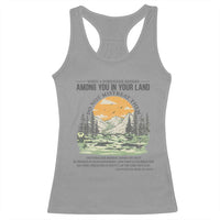 When A Foreigner Resides Among You In Your Land Do Not Mistreat Them Racerback Tank Top Bible Verse - Wonder Print Shop