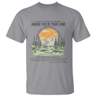 When A Foreigner Resides Among You In Your Land Do Not Mistreat Them T Shirt Bible Verse - Wonder Print Shop
