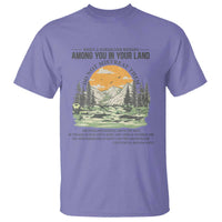 When A Foreigner Resides Among You In Your Land Do Not Mistreat Them T Shirt Bible Verse - Wonder Print Shop