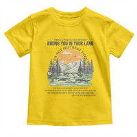 When A Foreigner Resides Among You In Your Land Do Not Mistreat Them Toddler T Shirt Bible Verse - Wonder Print Shop