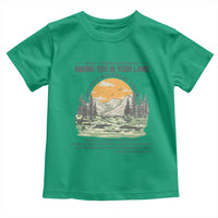 When A Foreigner Resides Among You In Your Land Do Not Mistreat Them Toddler T Shirt Bible Verse - Wonder Print Shop
